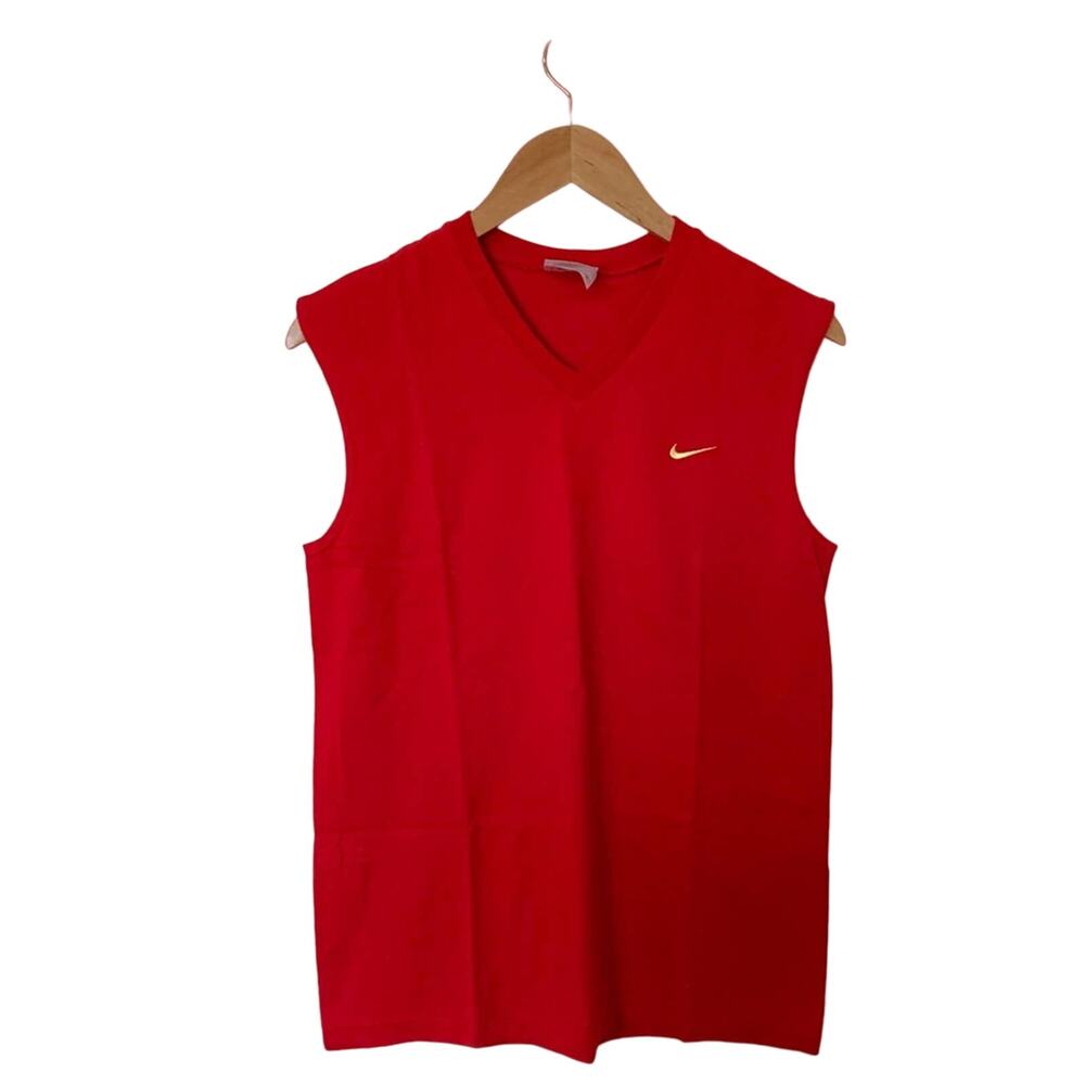 Nike red sleeveless shirt, boy’s L (14)